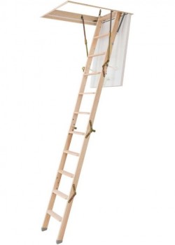 Dolle Clickfix 36 Lux Mini Timber Folding Loft Ladder