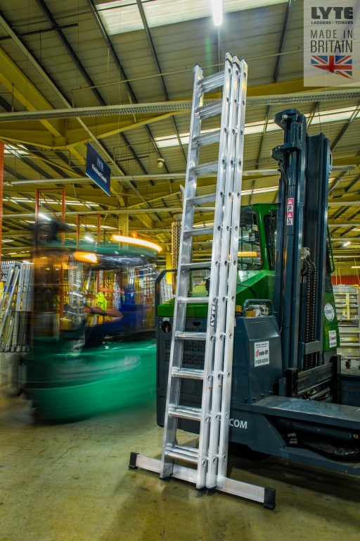 ProLyte Industrial Professional Aluminium Extension Ladders to EN1312