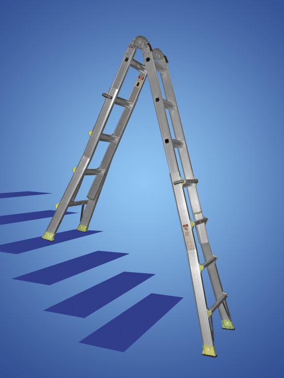 Telescopic Ladder System to EN1312