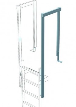 Galvanised Mild Steel Fixed Access Ladders