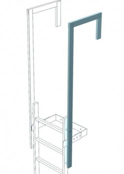 Galvanised Mild Steel Fixed Access Ladders